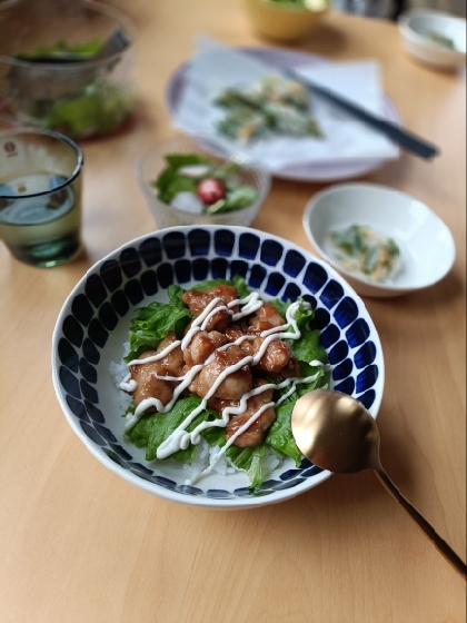 照り焼きチキン丼 レシピ