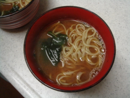 お味噌汁代わりに簡単！にゅうめん