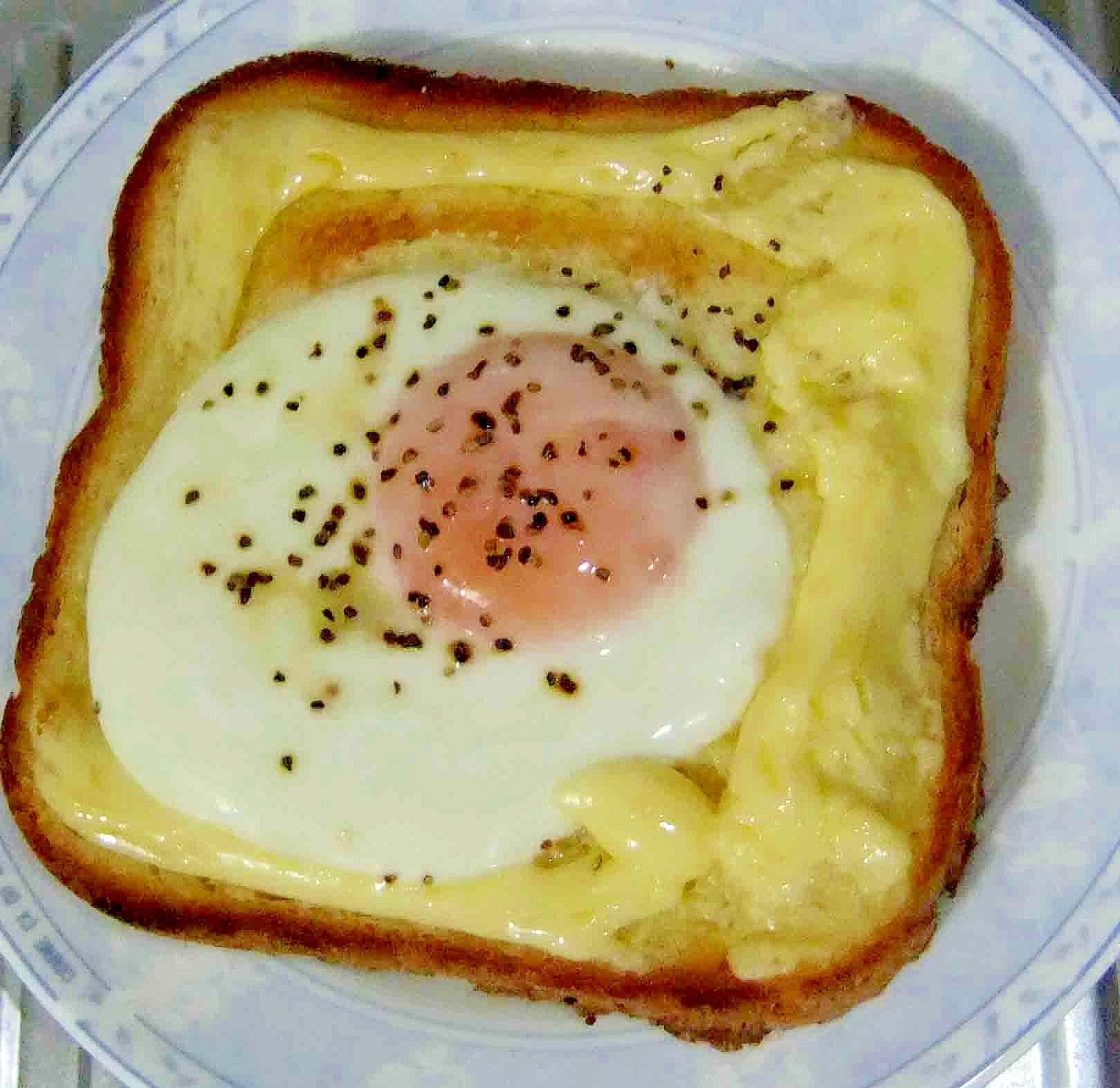 卵のトースト