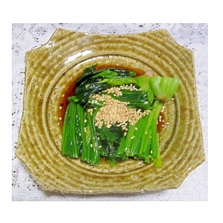小松菜のおひたし（だし醬油）
