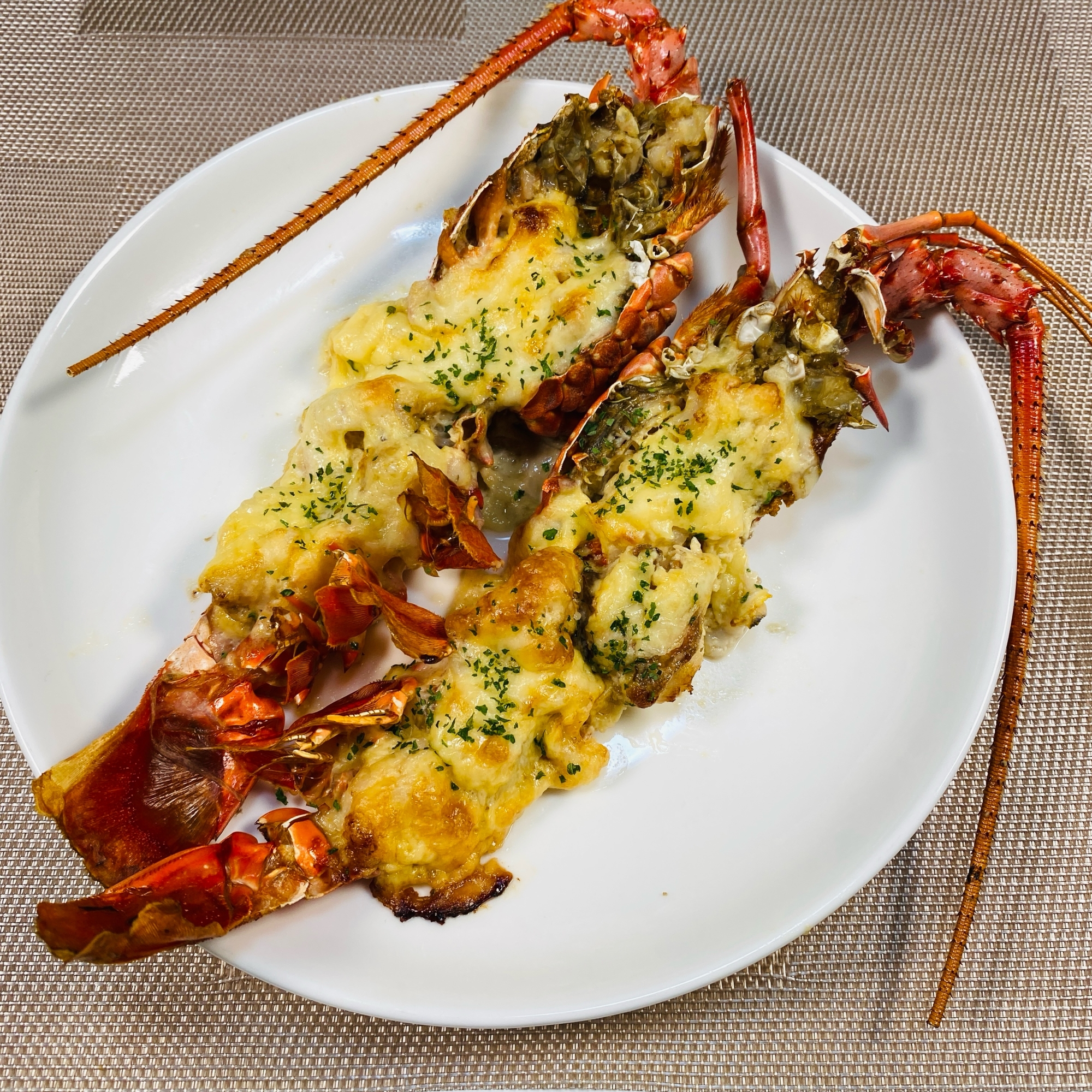 超簡単！伊勢海老のマヨチーズ焼き