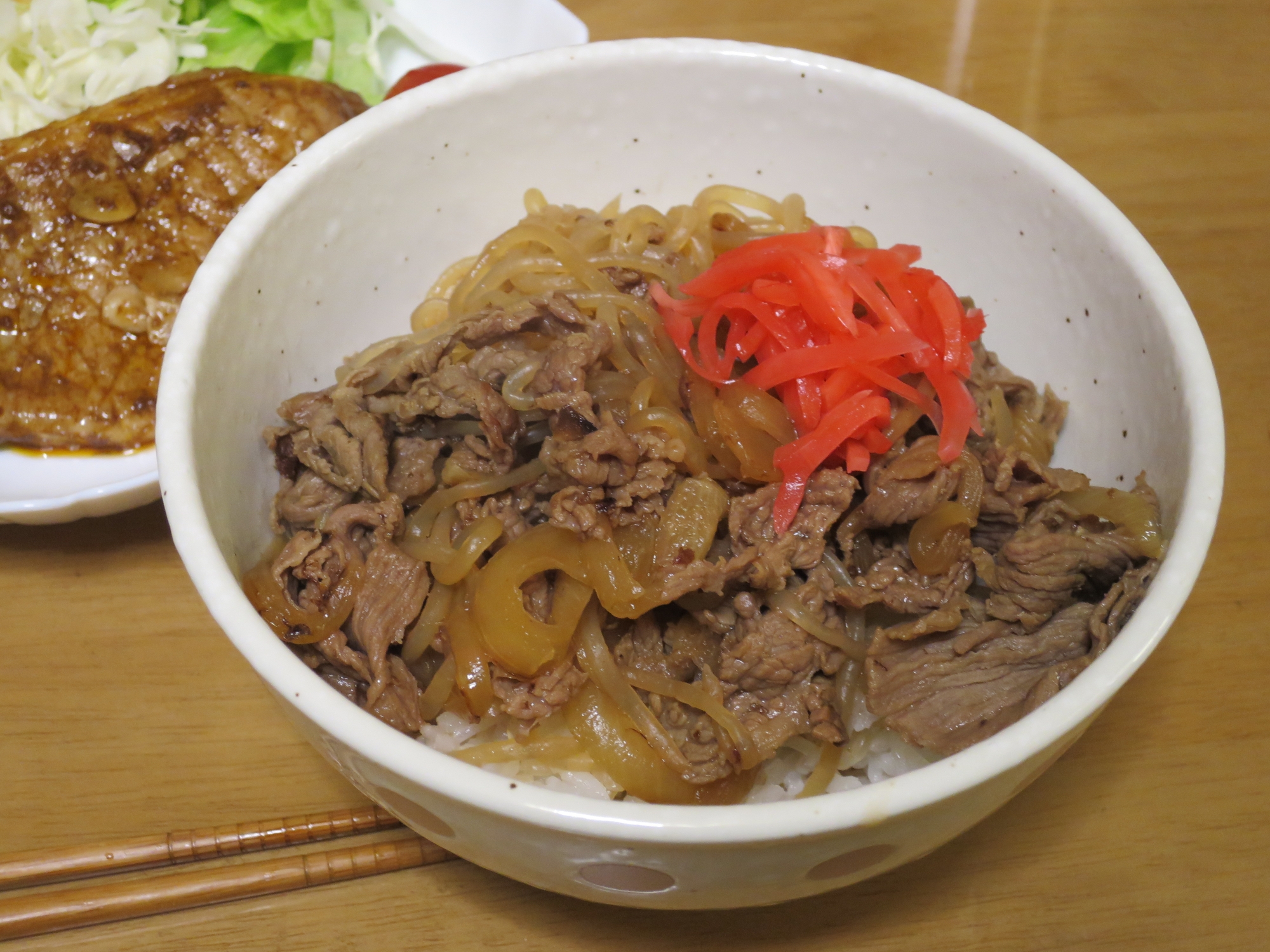 あまり煮込まずお手軽牛丼