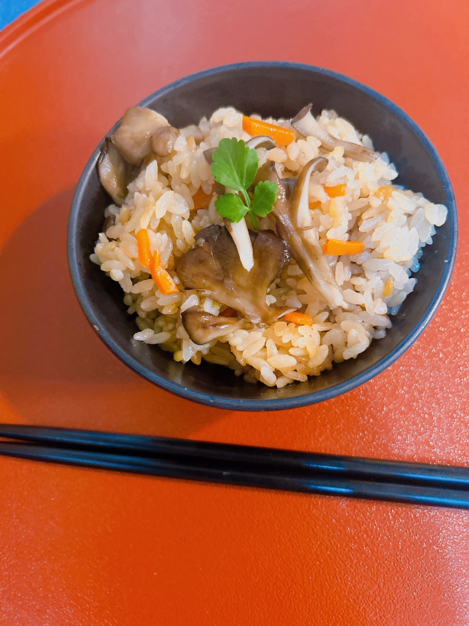 黒舞茸の炊き込みご飯