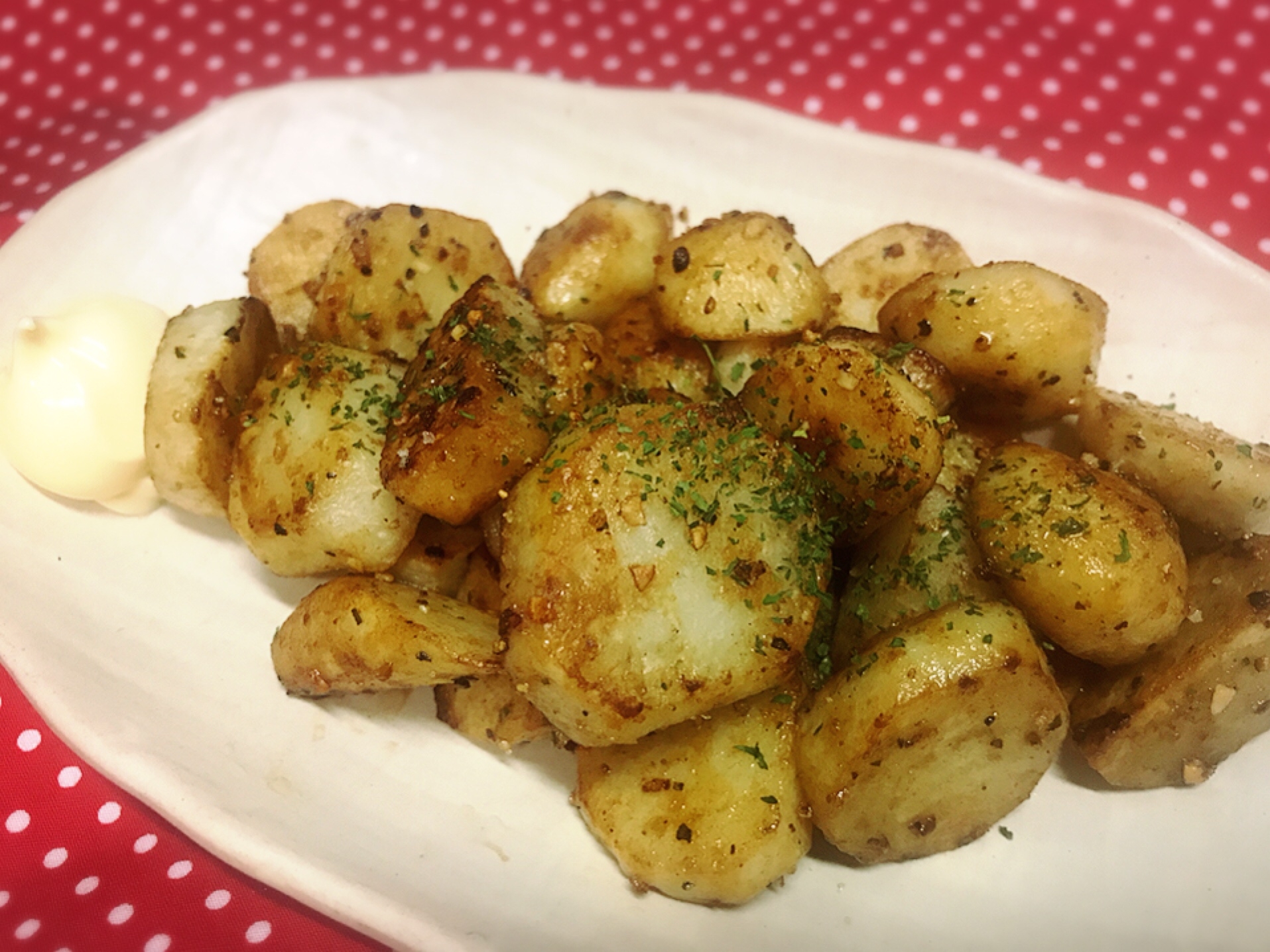 カリカリほくほく 里芋ガーリックバター醤油焼き レシピ 作り方 By あみな 楽天レシピ