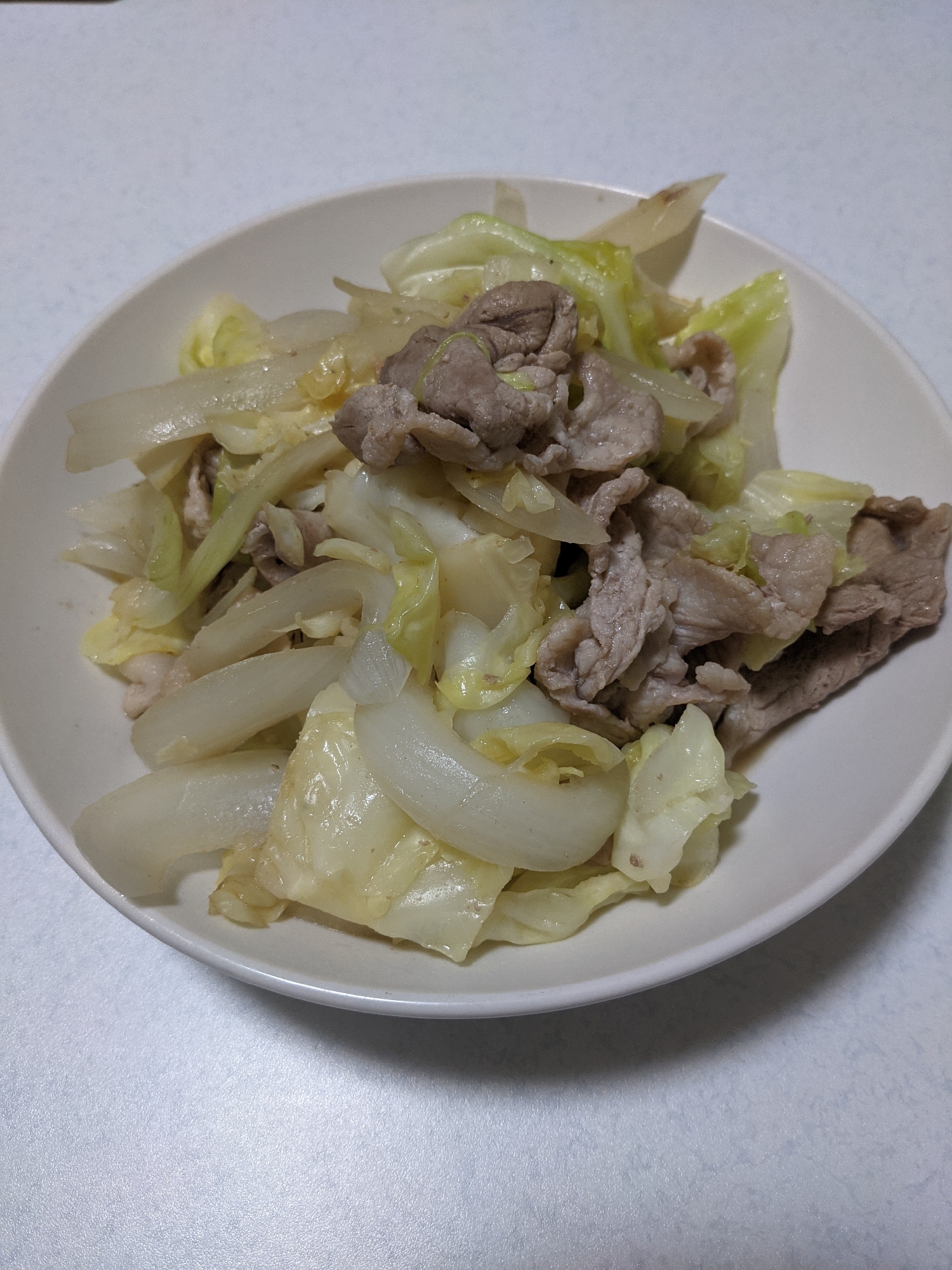 豚肉の餃子のタレ炒め