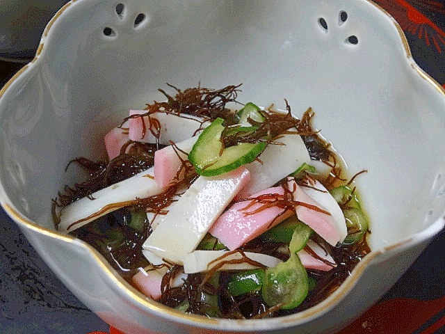 アフターおせち☆　「ふのりの酢の物」