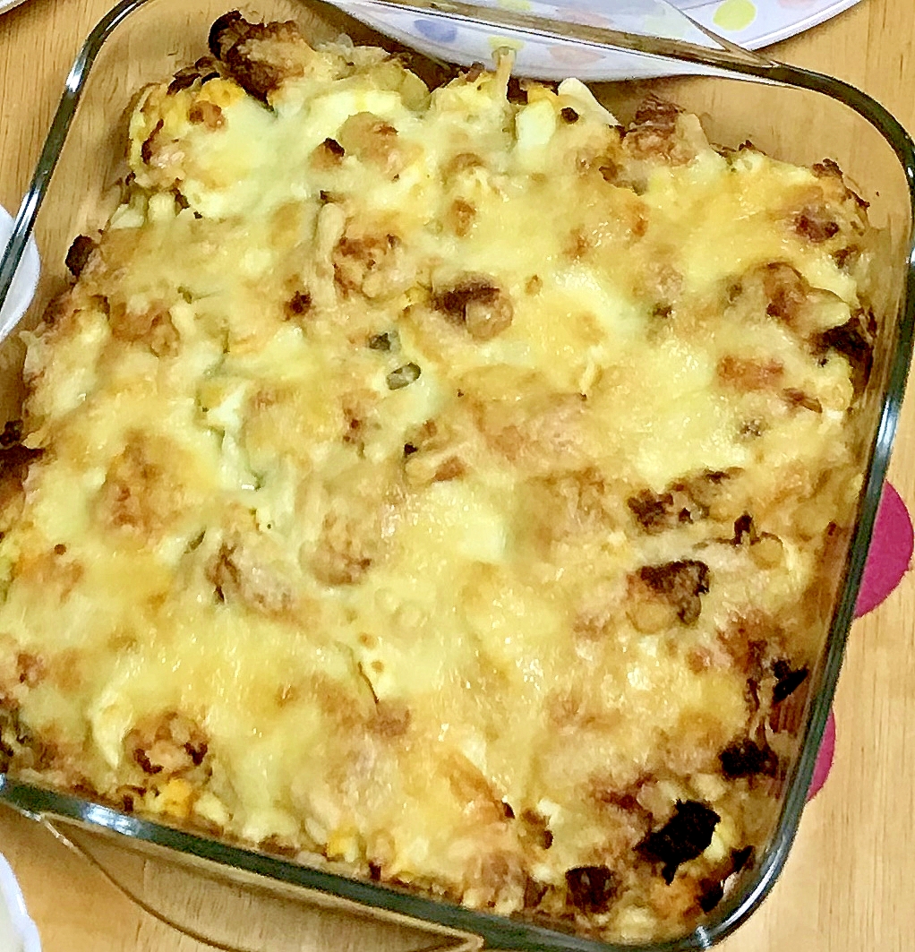 マヨネーズで簡単パングラタン レシピ 作り方 By Issaママ 楽天レシピ