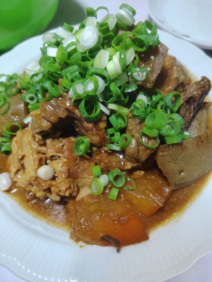 圧力鍋で２０分☆牛すじのトロトロ煮込み