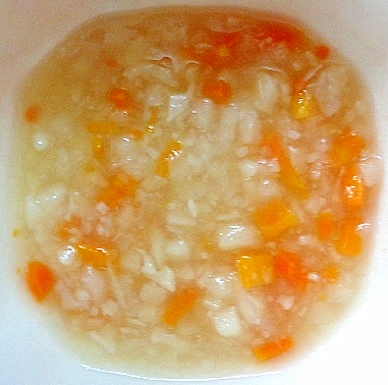 離乳食後期 5種野菜入りコンソメとろとろスープ レシピ 作り方 By J Mammy 楽天レシピ 離乳食後期 5種野菜入りコンソメとろとろスープ レシピ 作り方 By J Mammy 楽天レシピ