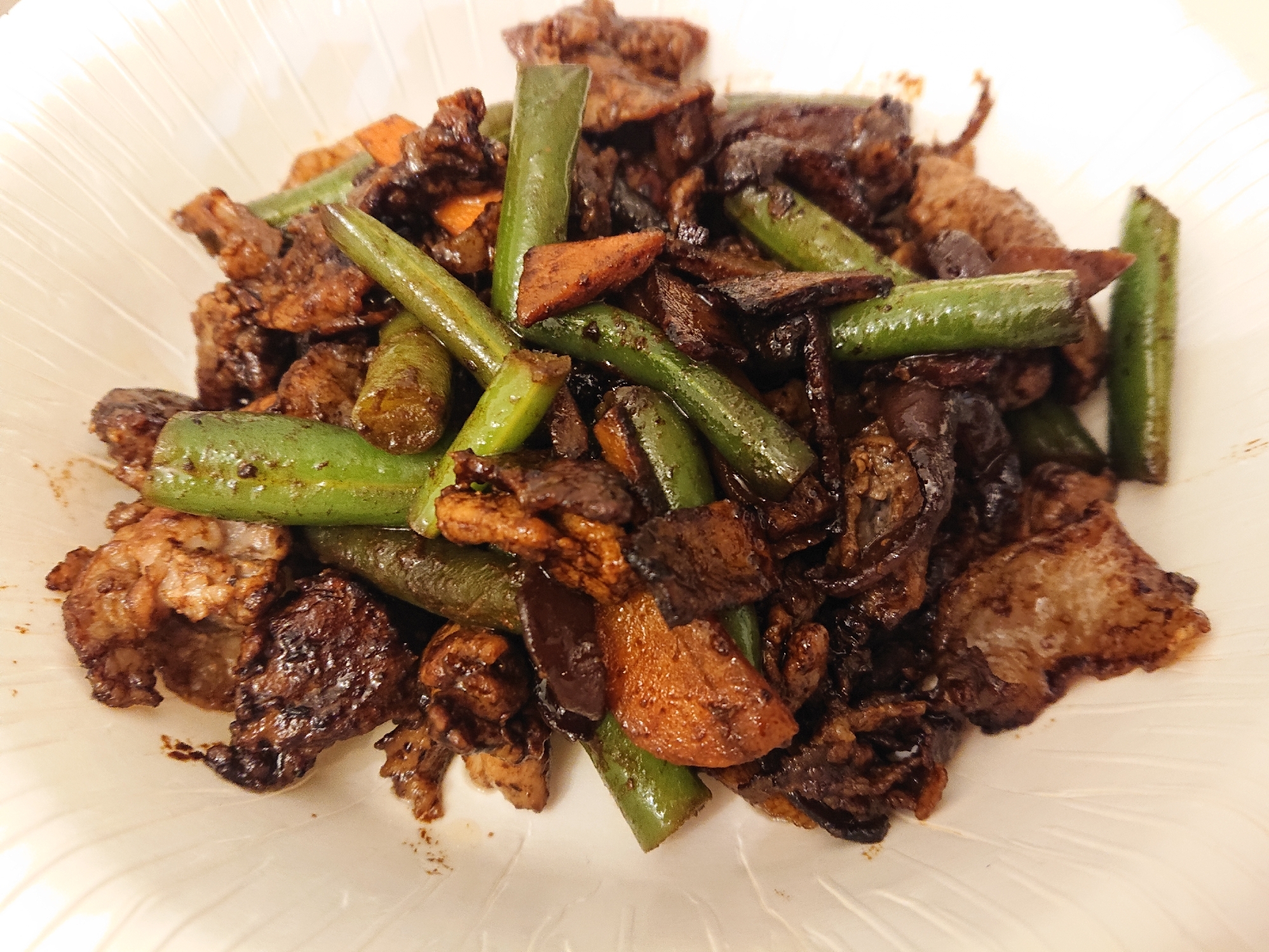 豚肉と中華野菜の甜麺醤炒め