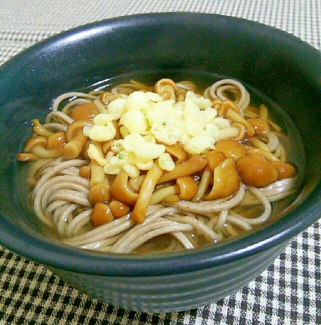 あったか♡なめこ蕎麦