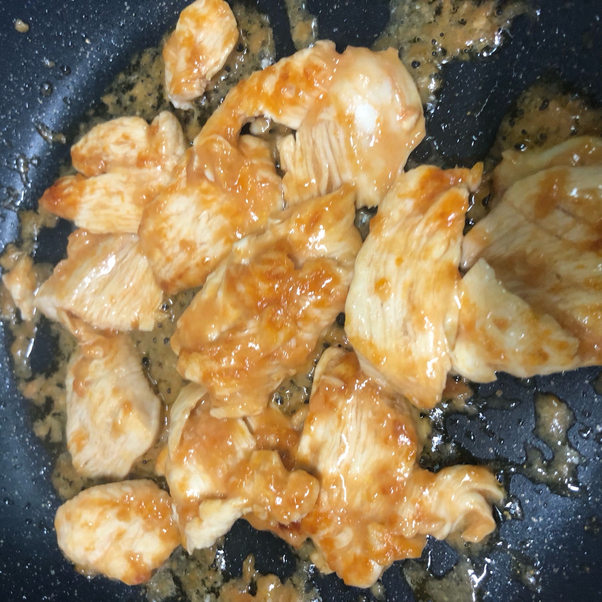 胸肉のケチャップ焼き