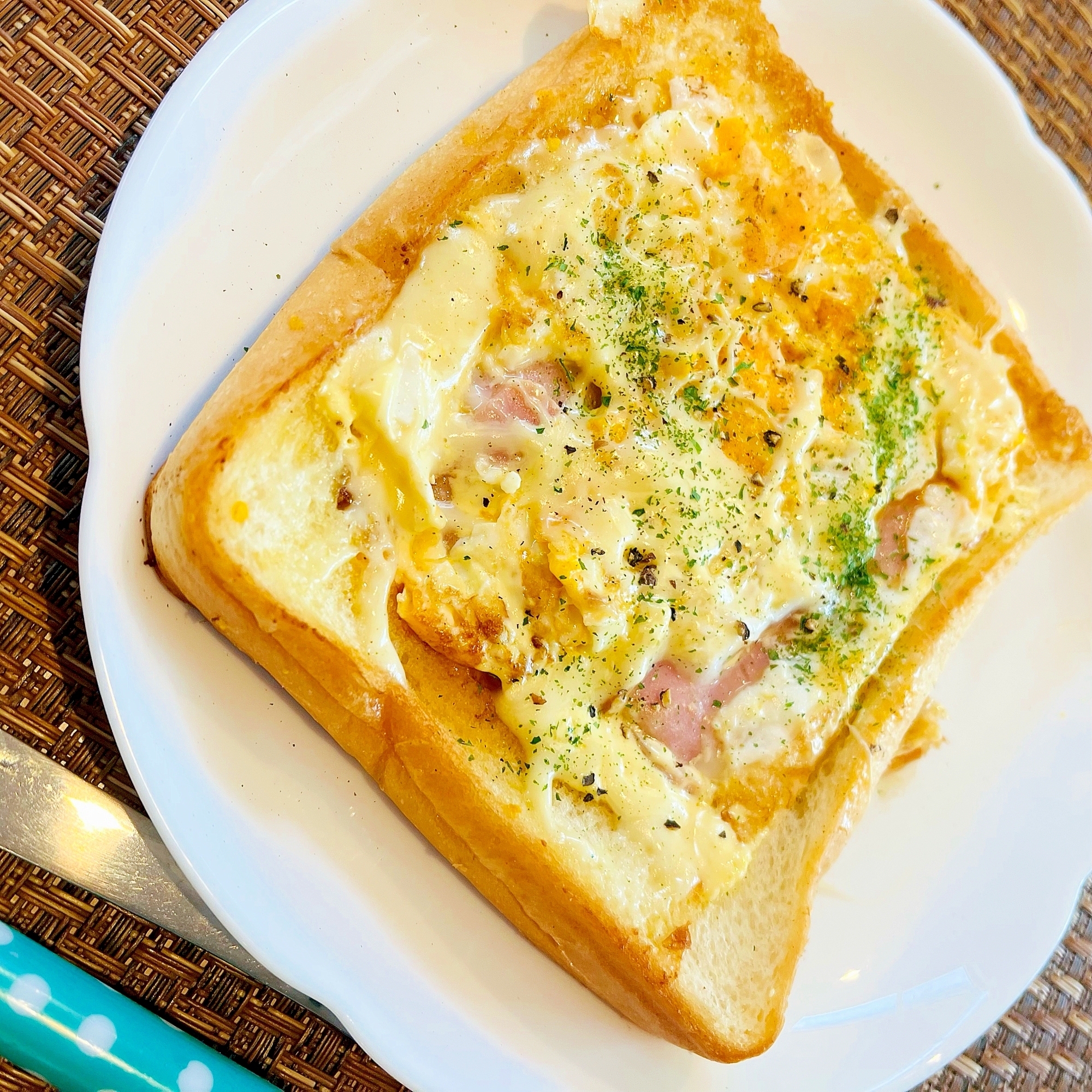 ★朝食★ベーコン＆卵＆チーズ