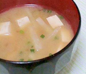 *長芋のお味噌汁*