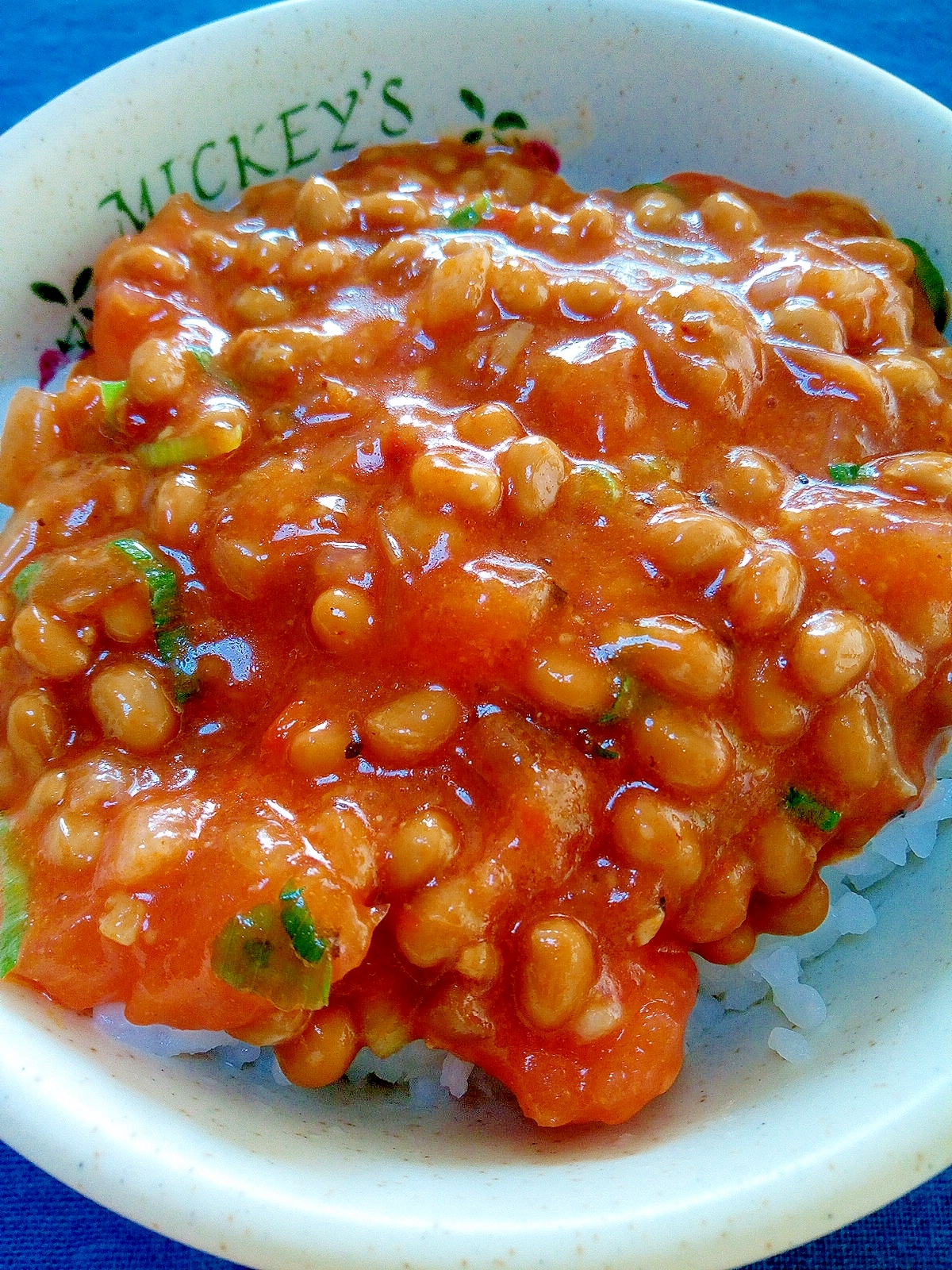 納豆の食べ方-トマト＆トマトソース♪