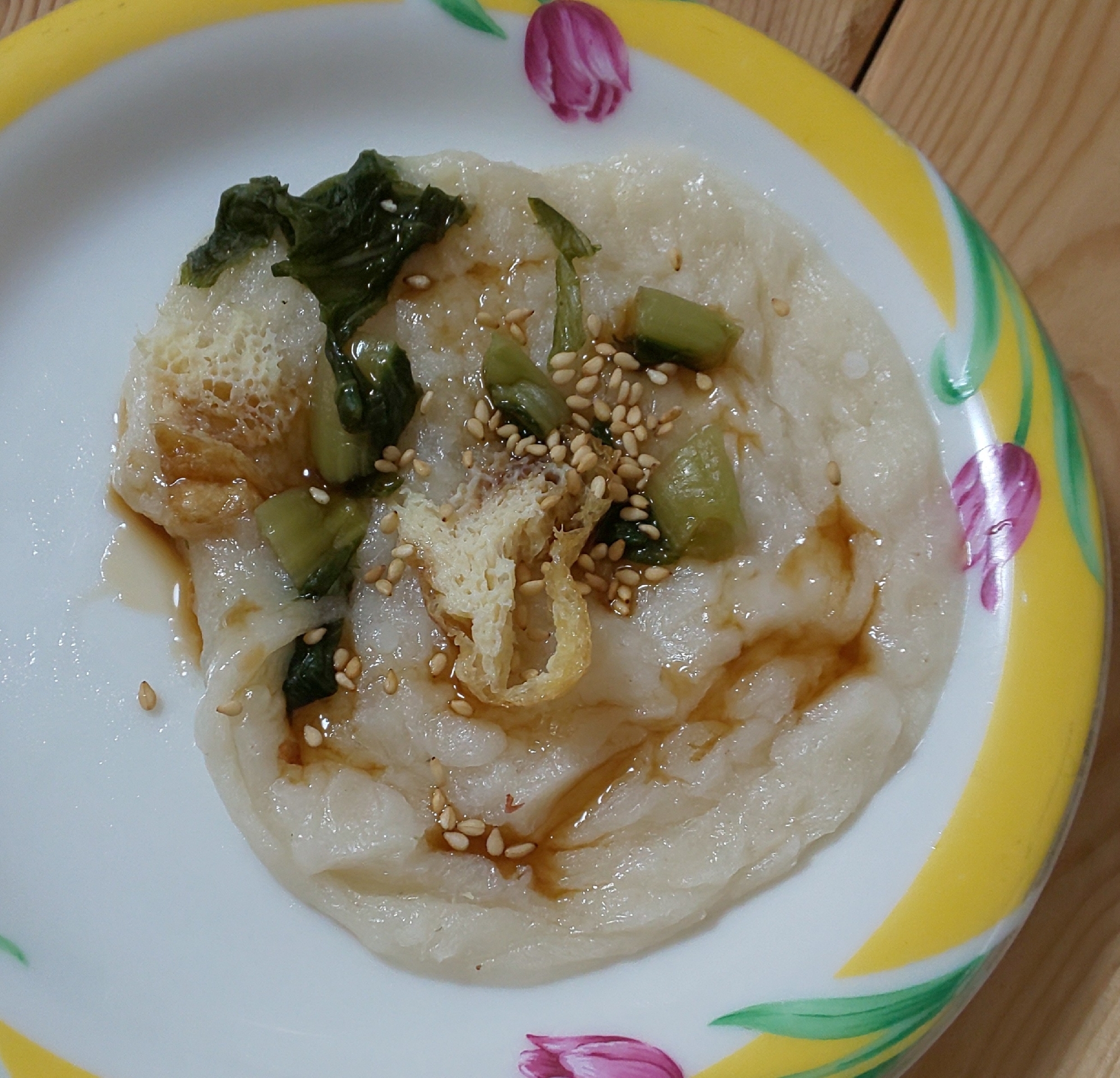 野沢菜漬け☆油揚げのお餅☆