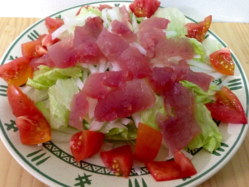 マグマのずけサラダ レシピ 作り方 By にいさん6011 楽天レシピ マグマのずけサラダ レシピ 作り方 By にいさん6011 楽天レシピ