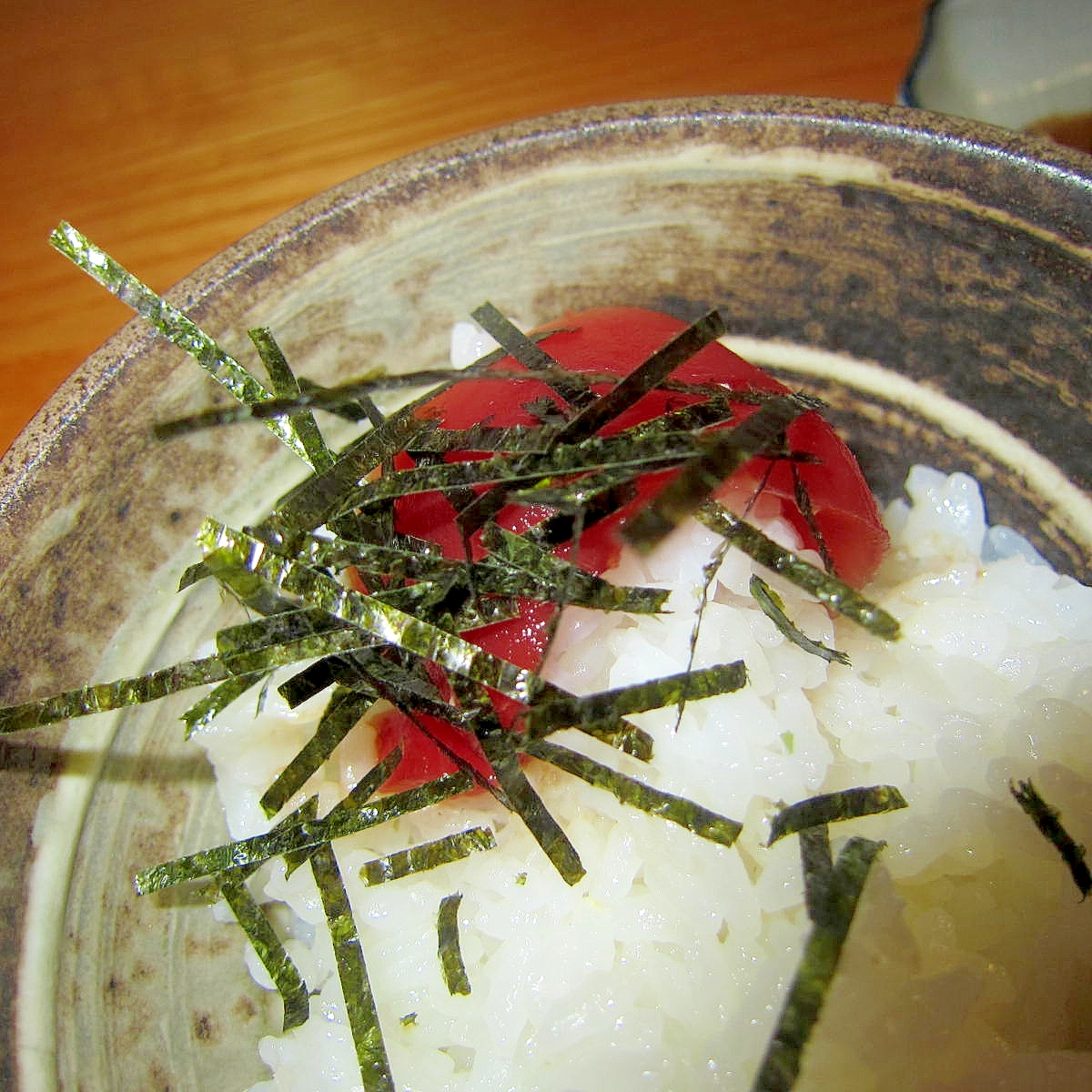 鮪切り身海苔御飯