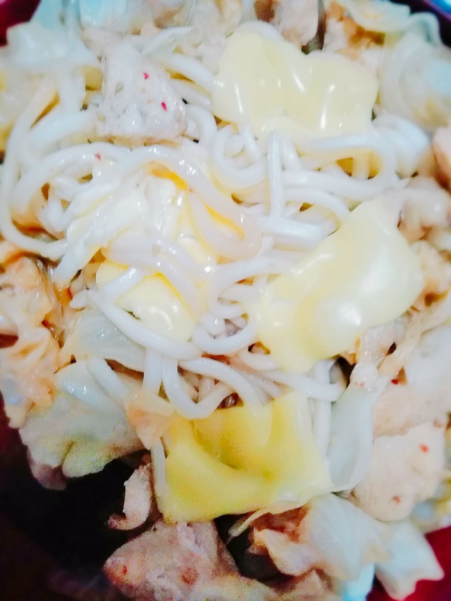 キムチーず蕎麦