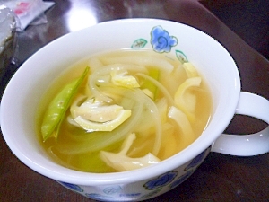 春野菜でおいしいスープ