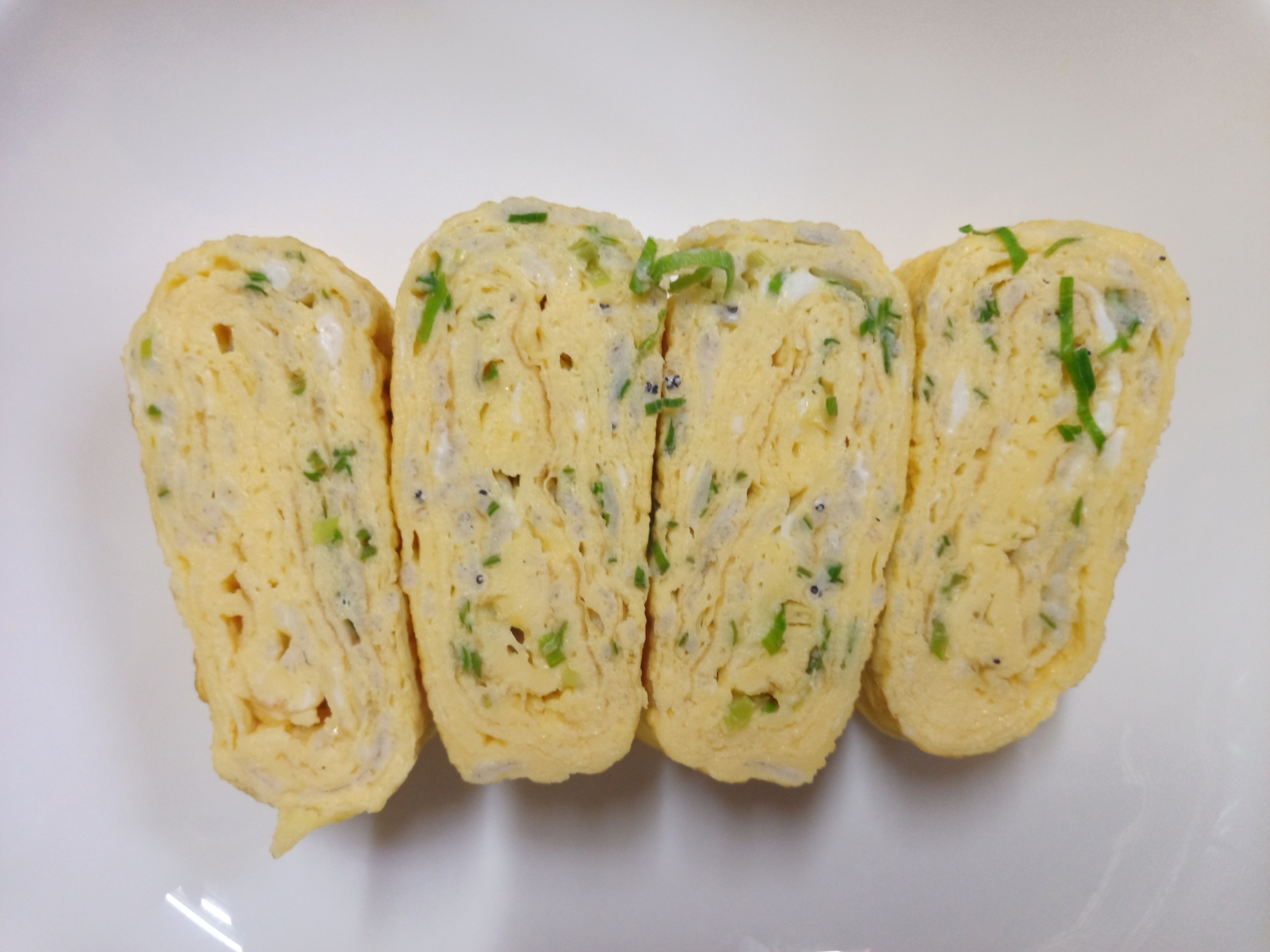 しらすとねぎの卵焼き