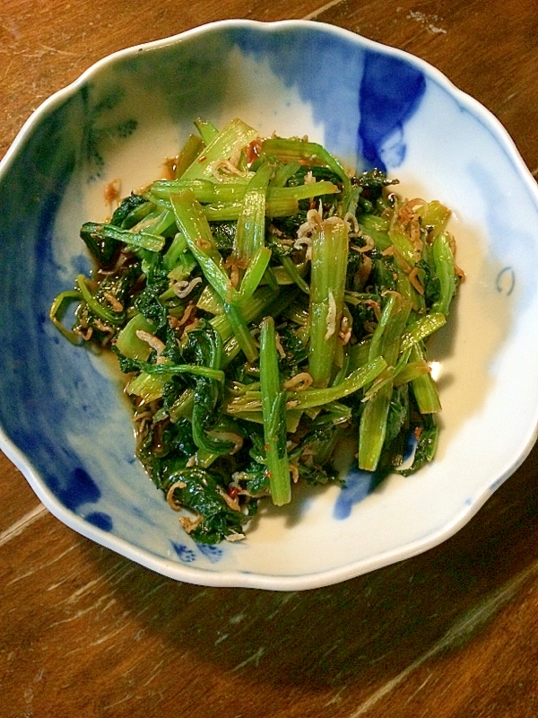 小松菜のピリ辛