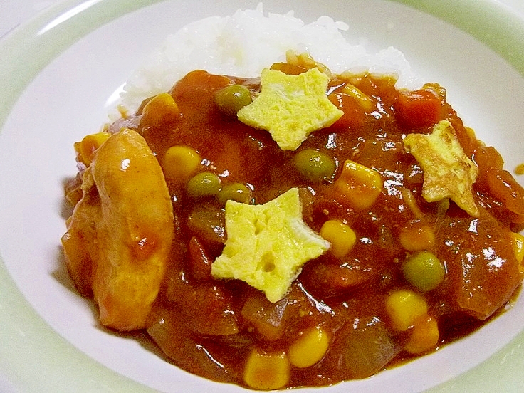 お肉柔らか 鶏胸肉のトマトチーズカレー レシピ 作り方 By へんてこぽこりんママ 楽天レシピ