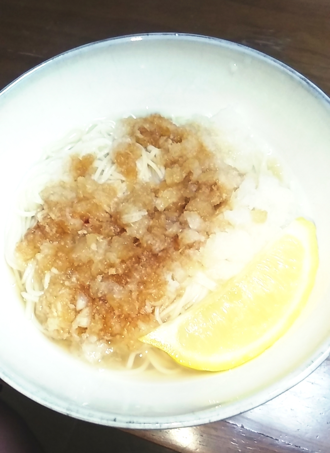 レモンと大根おろしのぶっかけそうめん