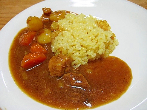 簡単！カレーピラフ　いつものカレーがランクアップ！