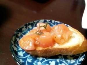 トマトのせパン（ブルスケッタ）