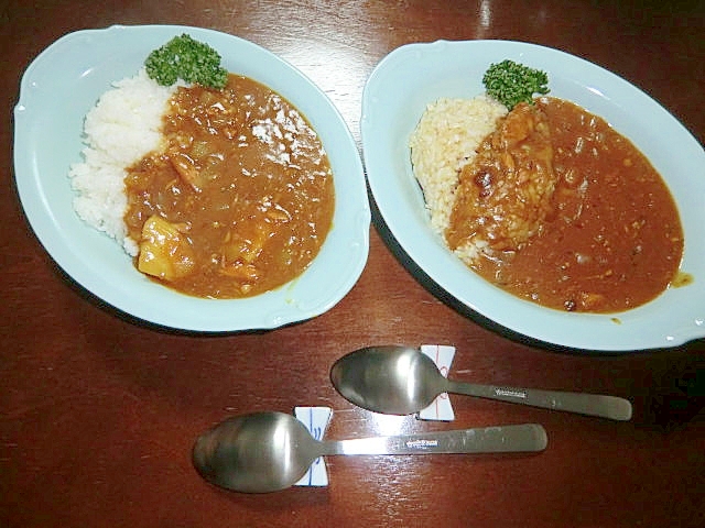 なつかしの鯖缶カレー