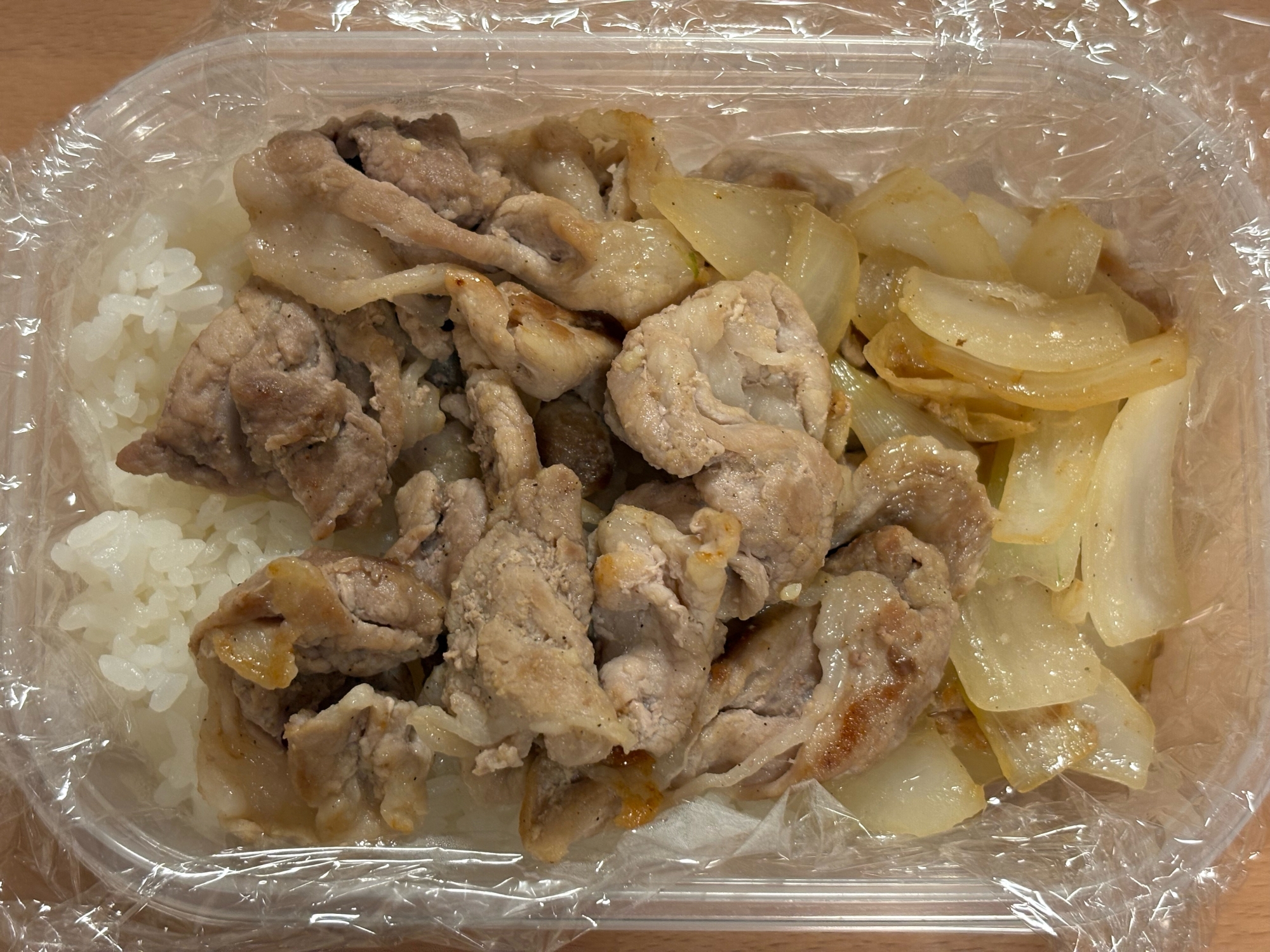 簡単豚丼弁当