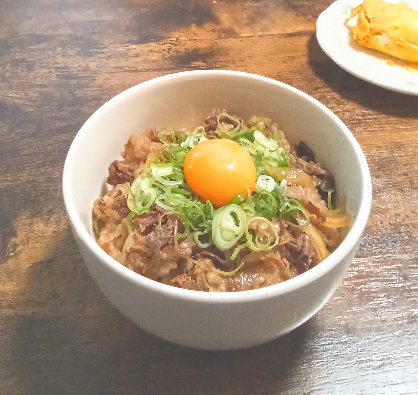 お月見牛丼〜毎日簡単〜