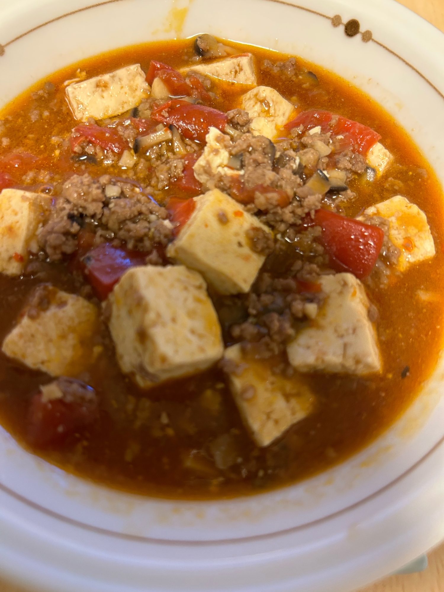 トマト麻婆豆腐