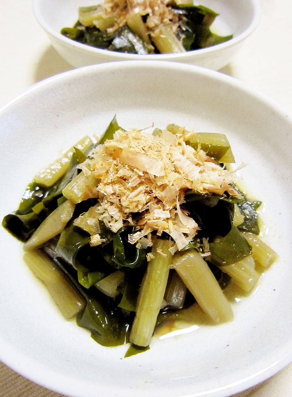 ほっこり美味しい ふきとわかめの煮物 レシピ 作り方 By yamat 楽天レシピ