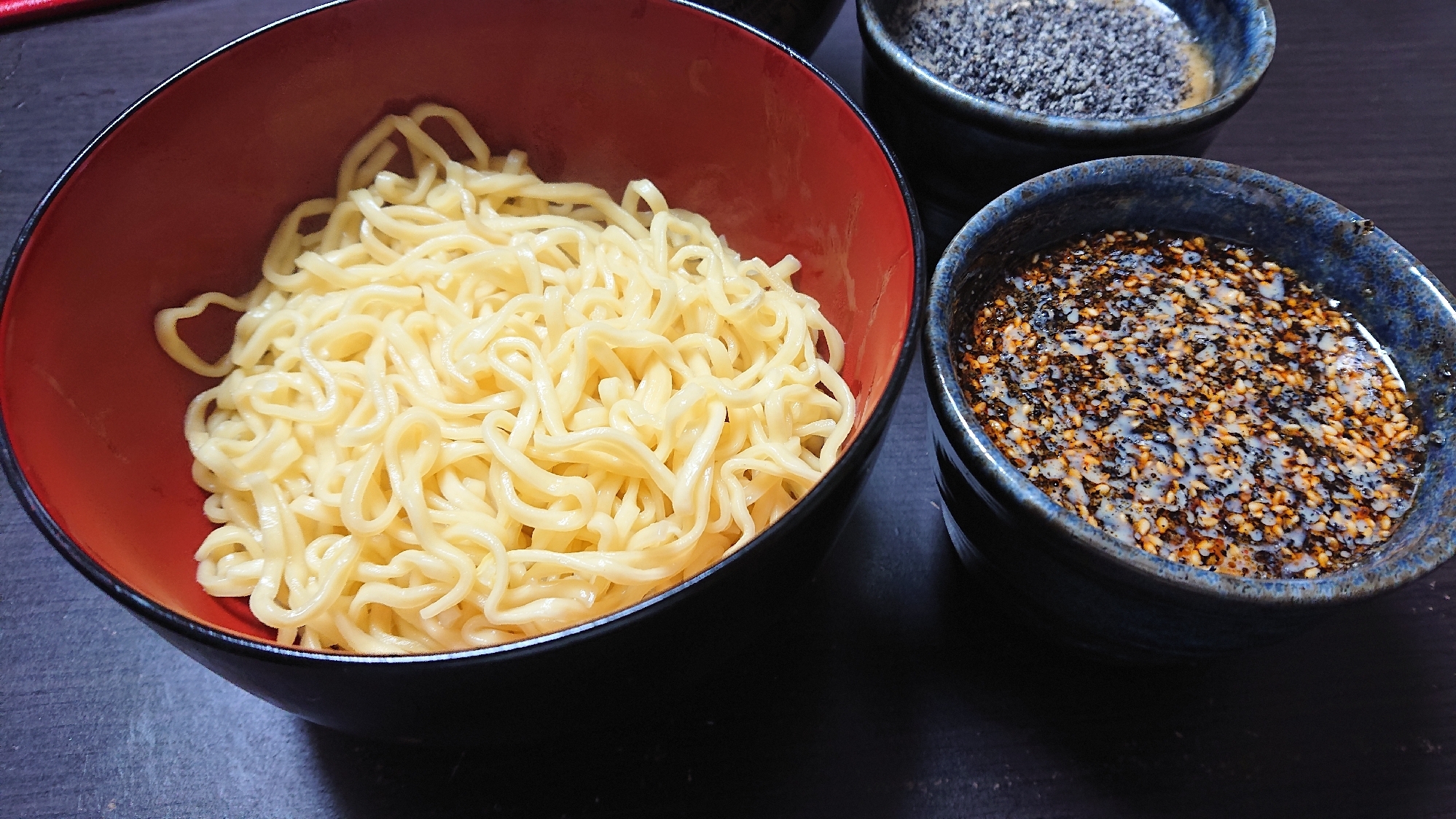 簡単！袋麺で坦々つけ麺！か〜ら〜の〜！出汁割り！