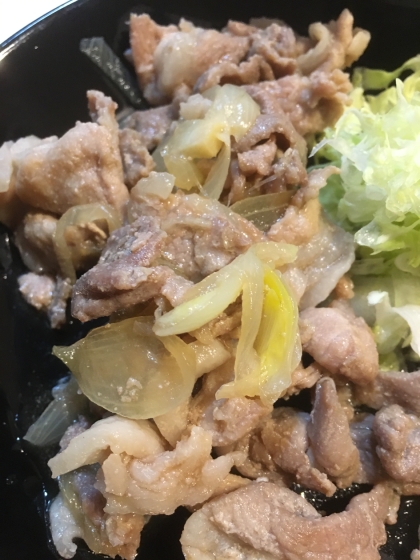 豚肉と玉ねぎの味噌炒め