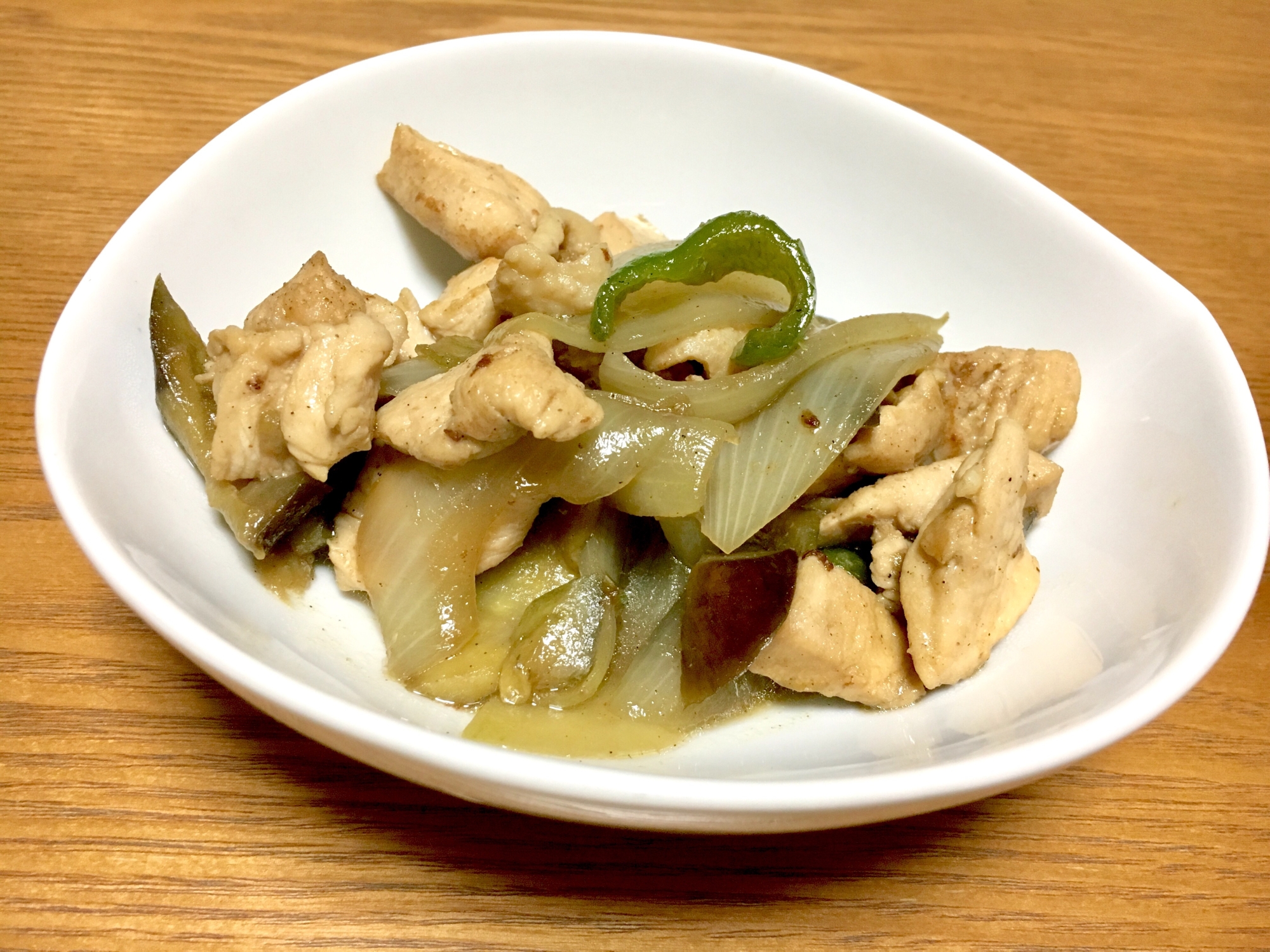 鶏肉と野菜の中華炒め