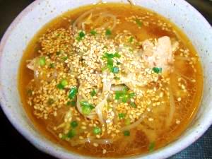 メッチャ美味☆豚バラともやしの中華味噌スープ