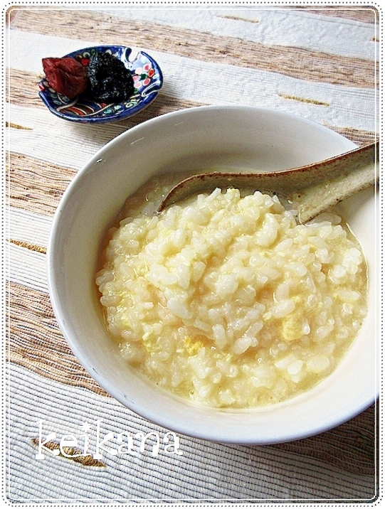 電子レンジで超簡単 卵ふわっトロ ッ おじや レシピ 作り方 By keikana 楽天レシピ