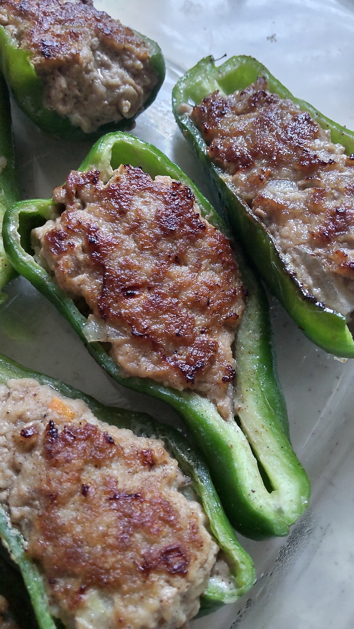 にんじん入り☆ピーマンの肉詰め