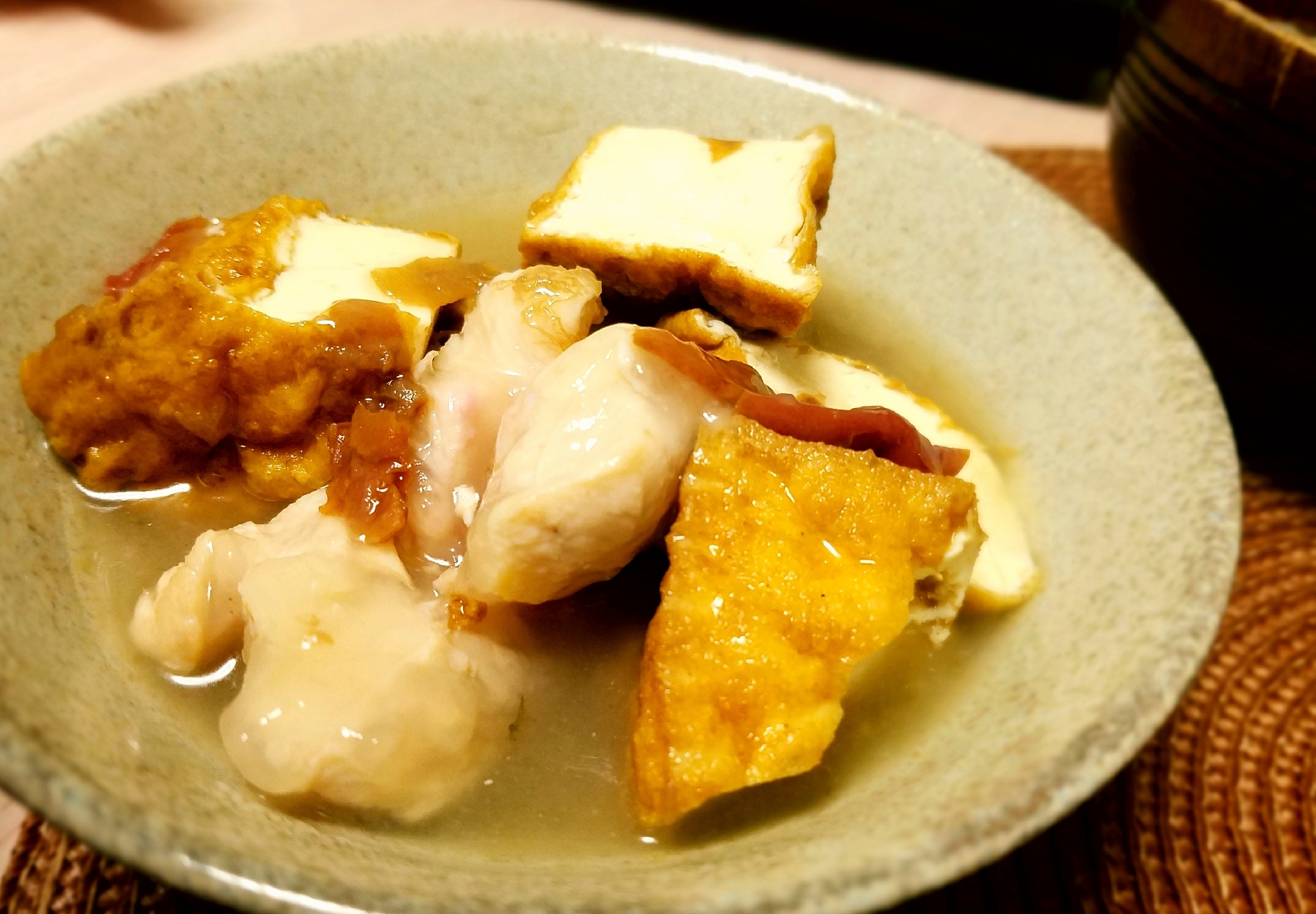 ★ささみと厚揚げの梅煮★