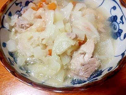 鶏もも肉の　野菜スープ煮