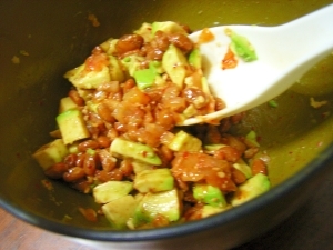 アボカド納豆~韓国風~