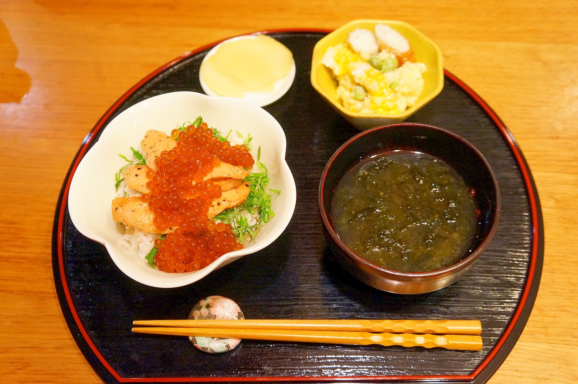 鮭の親子丼