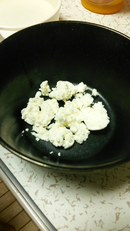 【離乳食用食材】手作りカッテージチーズ
