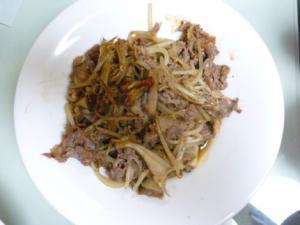 牛肉と舞茸のオイスターソース炒め