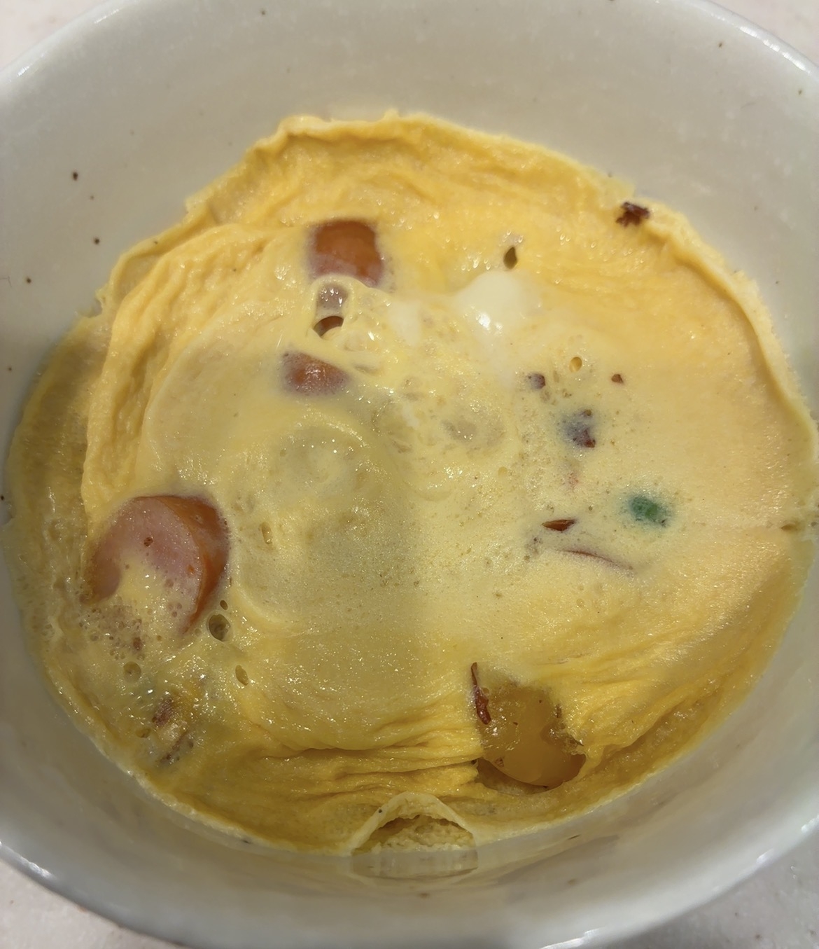 レンチンで銀杏入り茶碗蒸し。No.1159