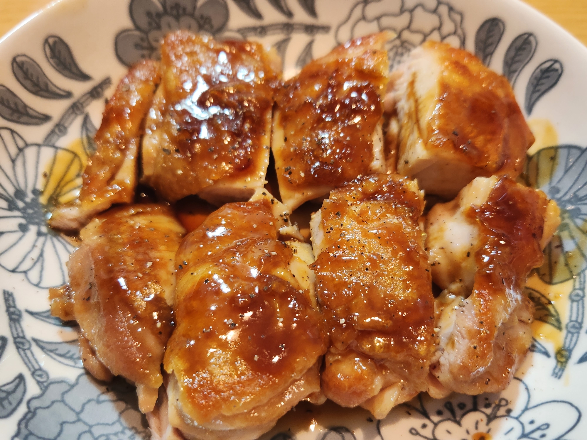 甘すぎない照り焼きチキン