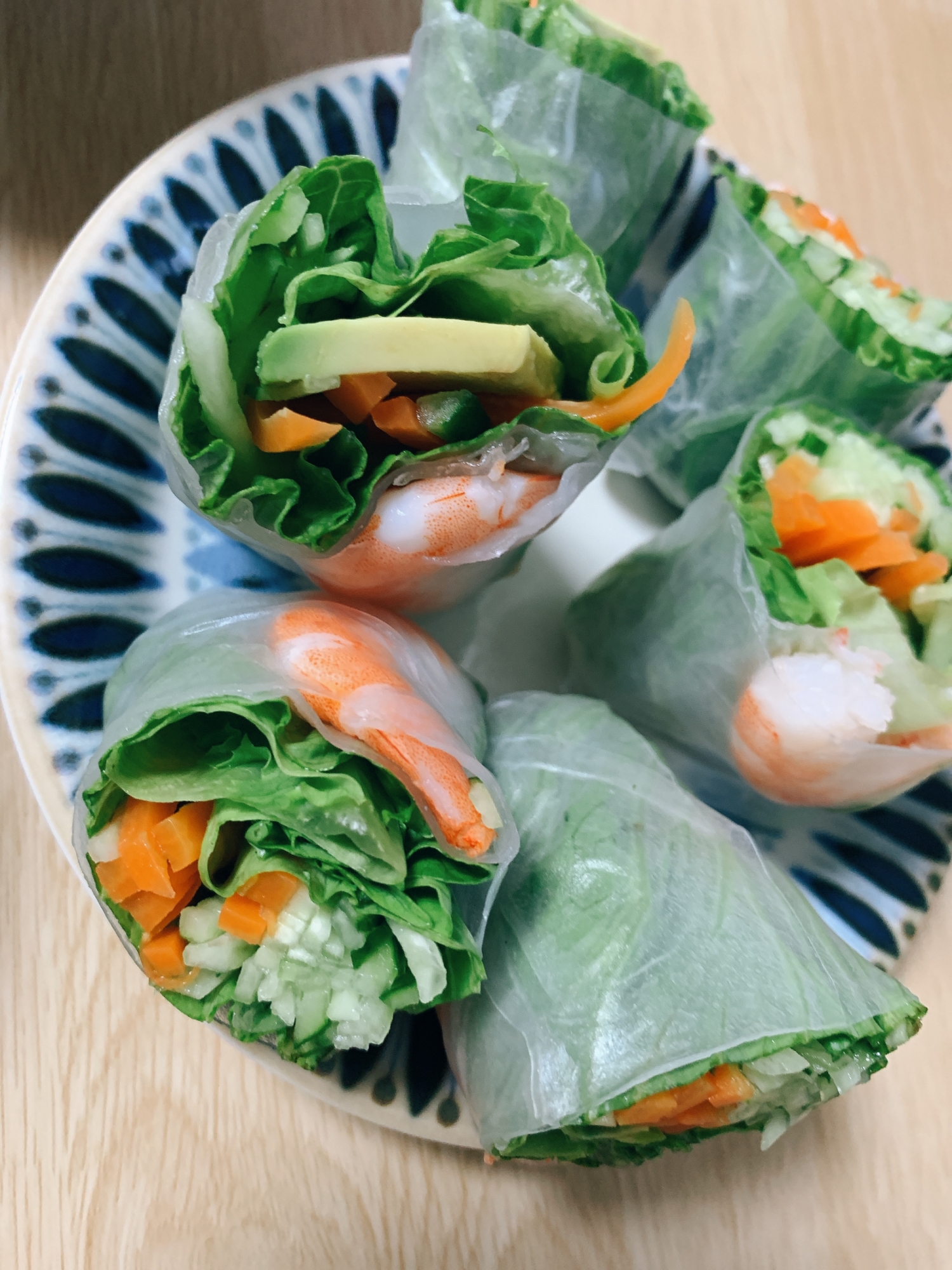 時短!好きなものを入れて生春巻き